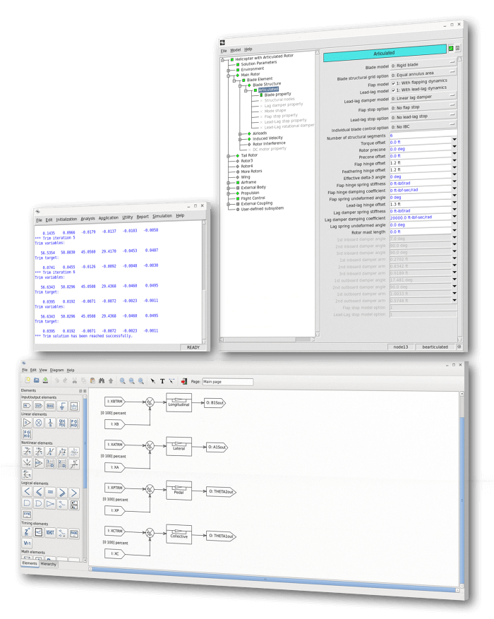 An image showing all of the tools that are available inthe FLIGHTLAB development system